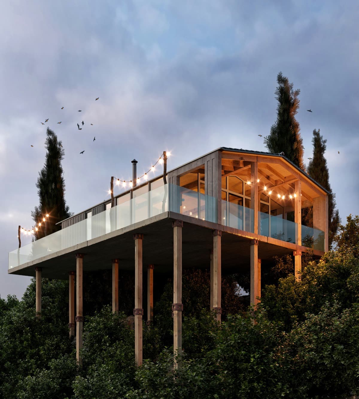 Modern building exterior representing commercial performance in architecture projects